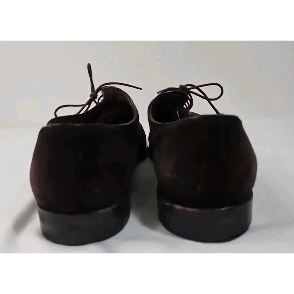 Moreschi Men's Brown Suede Oxford/ Loafers Shoes - Made‎ In Italy-US 14